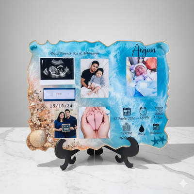Personalized Resin Baby Plaque